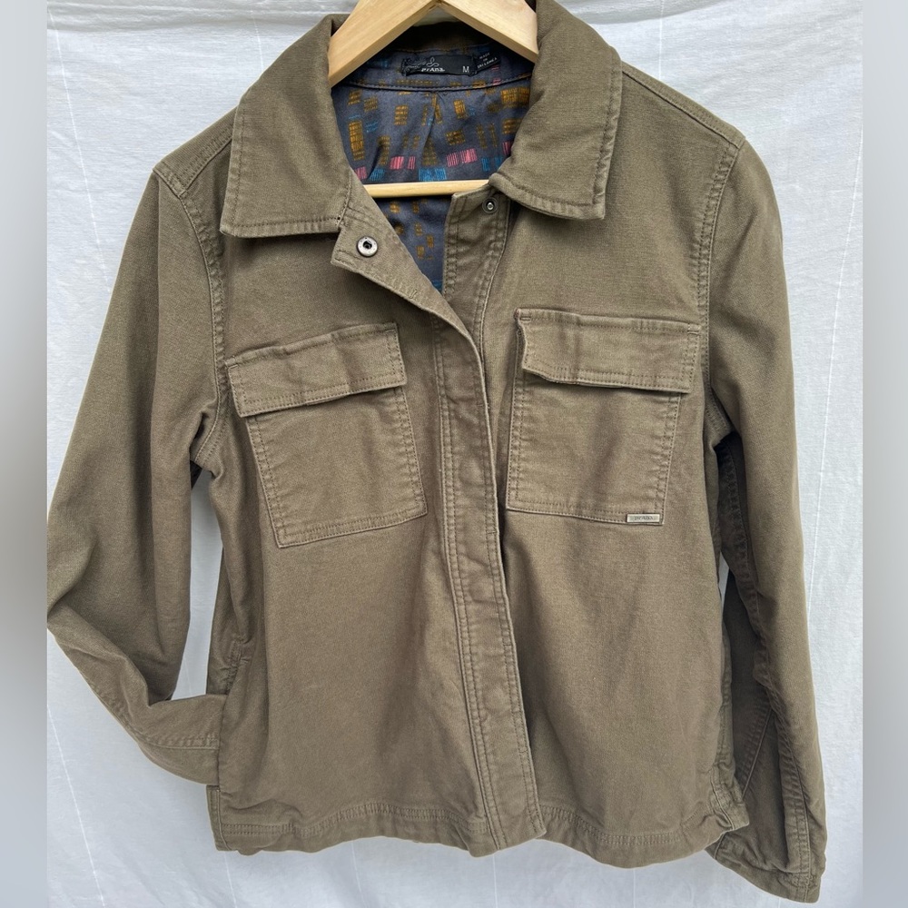 Prana Nikit Jacket, Army style/ chore coat style, medium
